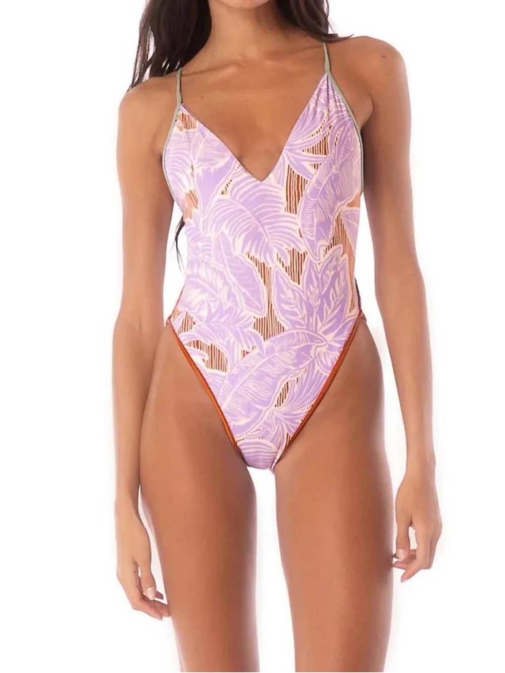 Maaji Lavander Wisteria Mae Classic One Piece